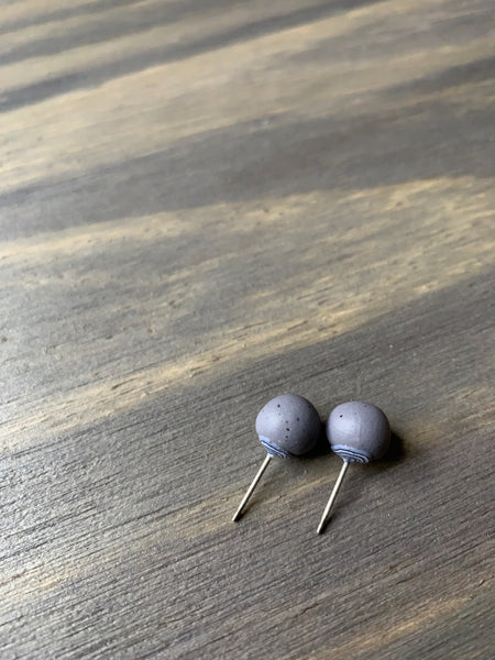 Pop Earrings | Blue Gray