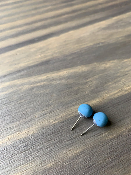 Pop Earrings | Soft Blue